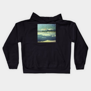 Pamukkale in Van Gogh's style Kids Hoodie